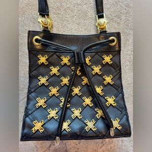 RARE vintage authentic Versace medusa bag, lambskin leather
